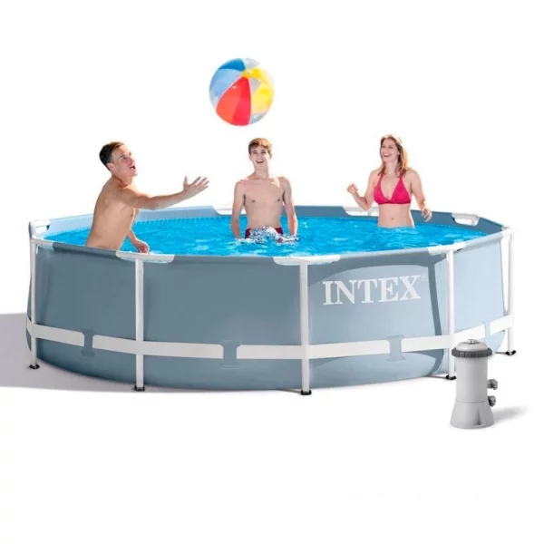 Бассейн каркасный Intex 26706 SC 305х99 см, Картриджный фильтр-насос мощностью 2006 л/ч