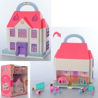 Кукольный домик, мебель, фигурки, YB8050-1