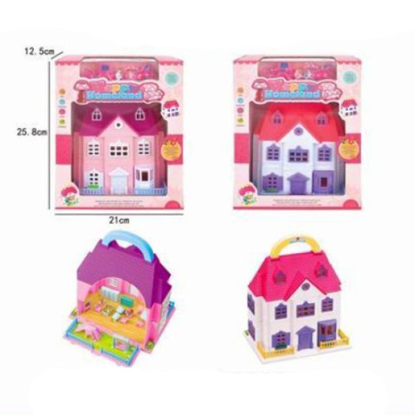 Кукольный домик, мебель, фигурки, YB8050-1