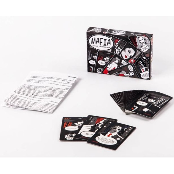 Настольная Ролевая Мини игра "Мафия"