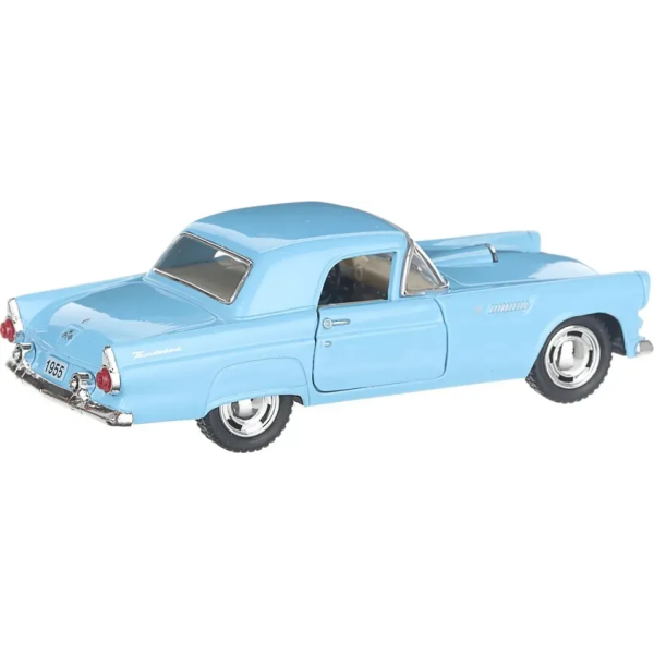Машинка металева Kinsmart 1:36 1955 Ford Thunderbird KT5319W інерційна, двері відчиняються / Блакитний