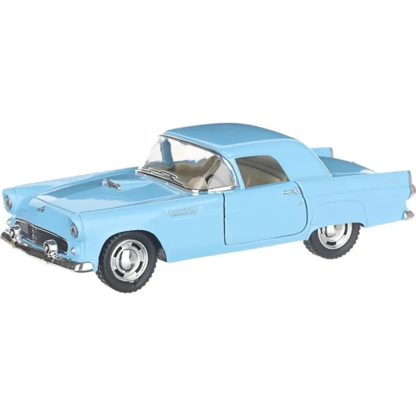 Машинка металева Kinsmart 1:36 1955 Ford Thunderbird KT5319W інерційна, двері відчиняються / Блакитний
