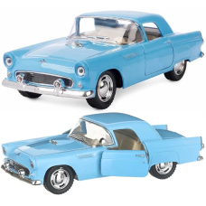 Машинка металева Kinsmart 1:36 1955 Ford Thunderbird KT5319W інерційна, двері відчиняються / Блакитний