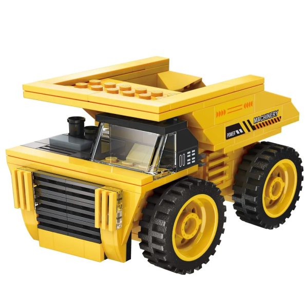 Конструктор Qman Unlimited Ideas 3в1: Трактор, Экскаватор, Самосвал, 203 детали 42110