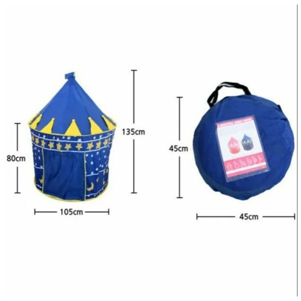 Dитячий ігровий Намет MR 0031 Юрта колір синій