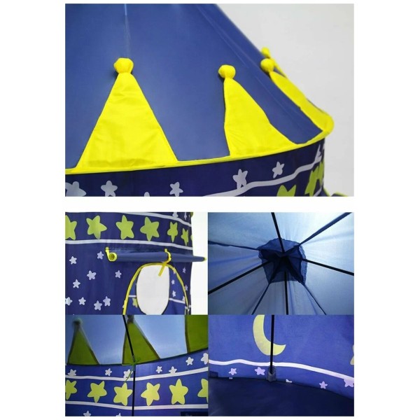 Dитячий ігровий Намет MR 0031 Юрта колір синій