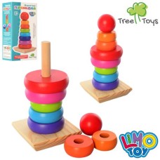 Деревянная игрушка Пирамидка MD1215