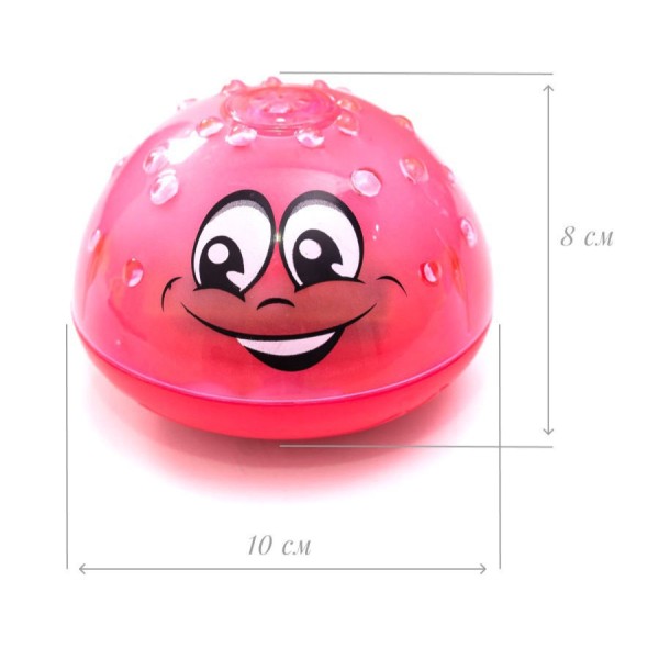 Гра фонтан 6137 бризгалка для ванної (колір рожевий)