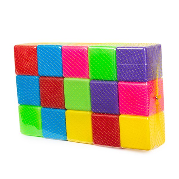 Розвиваюча іграшка "Кубики Великі" набір з 15 кубиків