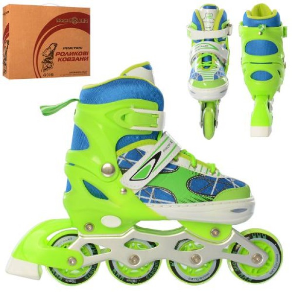Роликовые коньки раздвижные Profi размер 35-38 (A4141-M-GR/35-38)