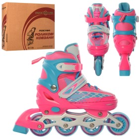 Роликовые коньки раздвижные Profi размер 35-38 (A4140-M-PBL/35-38)