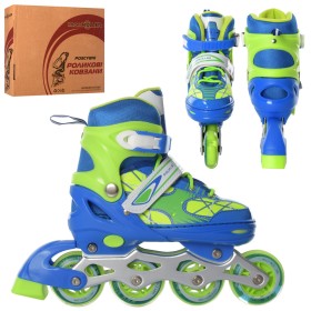Роликовые коньки раздвижные Profi размер 35-38 (A4141-M-BL/35-38)