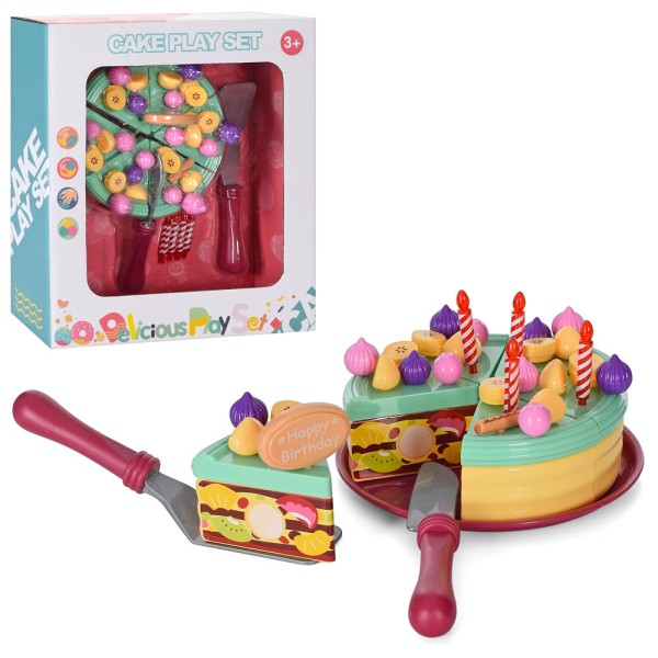 Игровой набор Продукты на липучке, торт XG500-1A