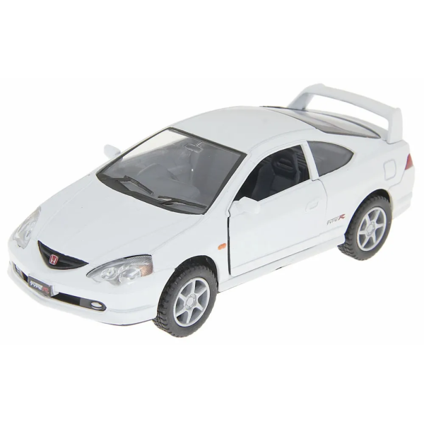 Металева машинка Kinsmart 1:34 Honda Integra Type R KT5053W, інерційна / Біла