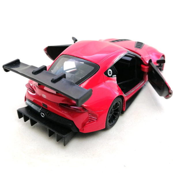 Машинка металева Kinsmart 1:36 Toyota GR Supra Racing Concept KT5421W інерційна, двері відчиняються / Червоний
