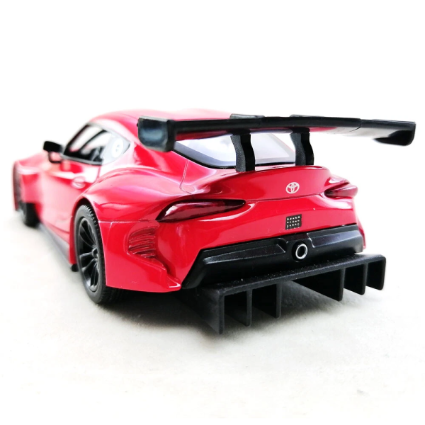 Машинка металева Kinsmart 1:36 Toyota GR Supra Racing Concept KT5421W інерційна, двері відчиняються / Червоний