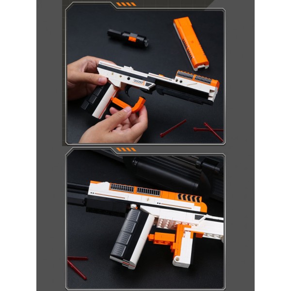 Конструктор Qman Пистолет, автомат, винтовка (3 в 1) 273 деталей 42109