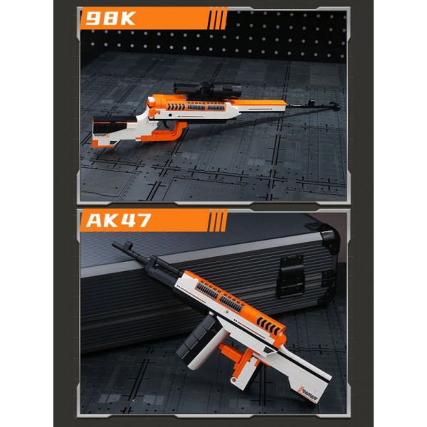 Конструктор Qman Пистолет, автомат, винтовка (3 в 1) 273 деталей 42109