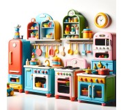 Iграшкові Кухні та посуд - найкраща гра для маленьких шеф-кухарів