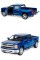 Машинка металева Kinsmart 1:46 2014 Chevrolet Silverado інерційна, двері та багажник відчиняються KT5381W / Синій