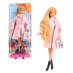Лялька Defa Lucy Осіння колекція у Рожевому пальті 8419-BF