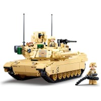 Конструктор SLUBAN Танк Abrams M1A2 781 деталь M38-B0892