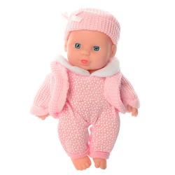 Лялька пупс Крихітка Малятко 19 см Рожева 205-O