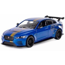 Металлическая машинка Kinsmart 1:38 Jaguar SV Project 8 Livery Edition KT5416WF, инерционная / Синий