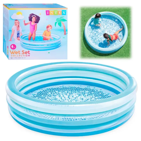 Надувной бассейн Intex Blue Splash Bliss 147×33 см (58467EP), 330 л, 2+