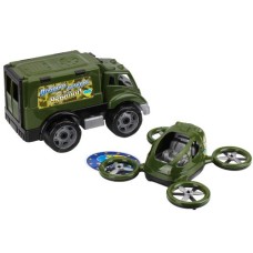 Іграшковий набір, Військовий автомобіль та квадрокоптер 7792