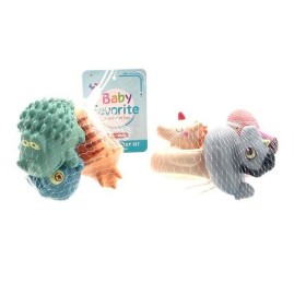 Іграшка для купання 638-14 тварини, набір 3шт, 2 види, в сітці, 10-6-5см (БЕЗ МОЖЛИВОСТІ ВИБОРУ)