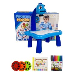 Дитячий проектор для малювання зі столиком "Projector Painting" Синій