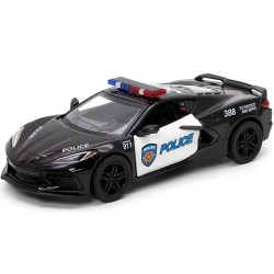 Модель машини KINSMART "2021 Corvette (Police)" KT5432WP інерція 1:36