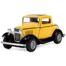 Металлическая машинка Kinsmart 1:34 1932 Ford 3-Window Coupe KT5332W / Желтый