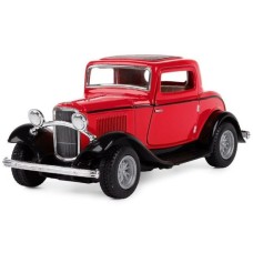 Металлическая машинка Kinsmart 1:34 1932 Ford 3-Window Coupe KT5332W / Красный