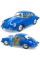 Машинка метал KT 5398 W Porsche 356 B Carrera 2 Колір синій