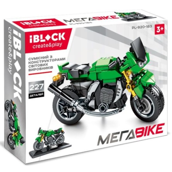 Конструктор IBLOCK PL-920-183 МЕГАBIKE 227 деталей