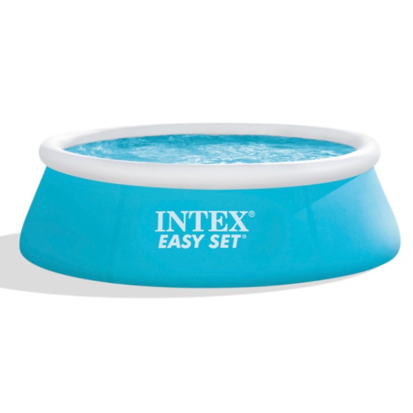 Басейн Intex Easy Set 28101, 183×51 см, з надувним кільцем, обʼєм 886 л