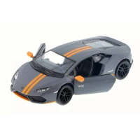 Машинка металева Kinsmart 1:36 Lamborghini Huracán LP610-4 Avio (інерційна, сірий) KT5401W