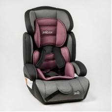 Автокрісло 36800 - VL (4) "JOY", колір - сіро-рожевий, універсальне, з бустером, група 1/2/3, вага дитини від 9-36 кг, в пакеті