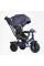 Велосипед 3-х кол. 8066/208-23 BestTrike "Perfetto" поворотне сидіння, колеса гумові надувні, кошик, фара музична, USB, Bluetooth, в коробці