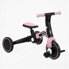 Велосипед 3-х колісний BS-11402 "Best Trike" колеса EVA переднє 8", заднє 6", нейлонова рама, трансформується у велобіг, підсвічування, в коробці