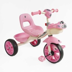 Велосипед 3-х колісний BS-60725 "Best Trike" колеса EVA переднє 10", заднє 8", сталева рама, УКР. ОЗВУЧУВАННЯ, кошик, в коробці