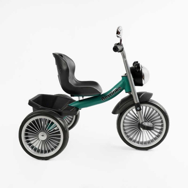 Велосипед 3-х колісний BS-65010 "Best Trike" колеса EVA переднє 10", заднє 8", сталева рама, УКР. ОЗВУЧУВАННЯ, кошик, в коробці