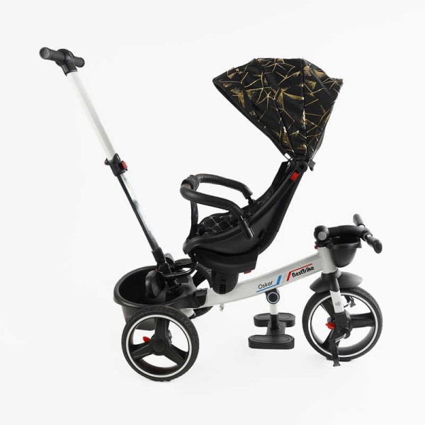 Велосипед 6390 – 10-960 BestTrike "Oscar" ПОВОРОТНЕ СИДІННЯ, КЕРМО СКЛАДАЄТЬСЯ, КОЛЕСА З ПРОГУМОВАНИМ PU, КОШИК, ТЕЛЕСКОПІЧНА РУЧКА