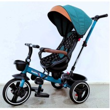 Велосипед 6390 – 14-154 BestTrike "Oscar" ПОВОРОТНЕ СИДІННЯ, КЕРМО СКЛАДАЄТЬСЯ, КОЛЕСА З ПРОГУМОВАНИМ PU, КОШИК, ТЕЛЕСКОПІЧНА РУЧКА