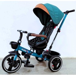 Велосипед 6390 – 14-154 BestTrike "Oscar" ПОВОРОТНЕ СИДІННЯ, КЕРМО СКЛАДАЄТЬСЯ, КОЛЕСА З ПРОГУМОВАНИМ PU, КОШИК, ТЕЛЕСКОПІЧНА РУЧКА