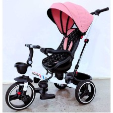 Велосипед 6390 – 16-002 BestTrike "Oscar" ПОВОРОТНЕ СИДІННЯ, КЕРМО СКЛАДАЄТЬСЯ, КОЛЕСА З ПРОГУМОВАНИМ PU, КОШИК, ТЕЛЕСКОПІЧНА РУЧКА