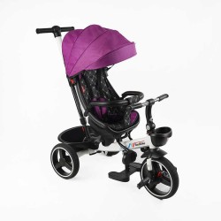 Велосипед 6390 – 17-502 BestTrike "Oscar" ПОВОРОТНЕ СИДІННЯ, КЕРМО СКЛАДАЄТЬСЯ, КОЛЕСА З ПРОГУМОВАНИМ PU, КОШИК, ТЕЛЕСКОПІЧНА РУЧКА