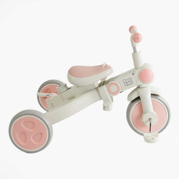 Велосипед-трансформер 3-х кол. BS-12-303 Best Trike матеріал рами нейлон, переднє колесо EVA 10", задні колеса EVA 8", батьківська ручка, в коробці